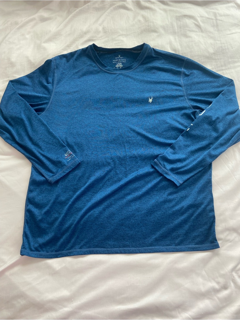 Spyder Men’s Long-Sleeve Rash Guard - Deep Blue